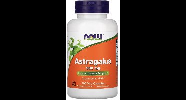 NOW Foods Astragalus 500 mg – 100 Vegetarische Capsules | Astragalus Wortel Supplement / Herbal Dietary Supplement