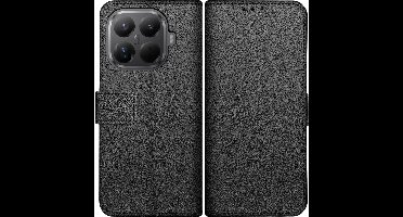 Just in Case hoesje geschikt voor Xiaomi 15T Pro Hoesje met Pasjeshouder - Bookcase Classic - Zwart