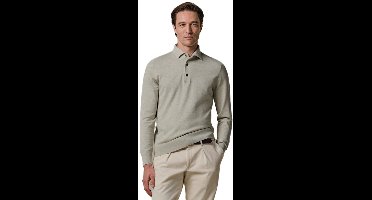 Profuomo polo lange mouw groen