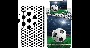 Voetbal dekbedovertrek + hoeslaken