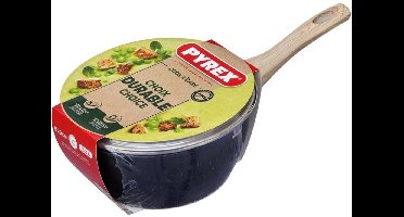 Kookpan met deksel - PYREX - Cook & Care - 20 cm - Anti-aanbaklaag - Geschikt voor inductie - PFAS-vrij