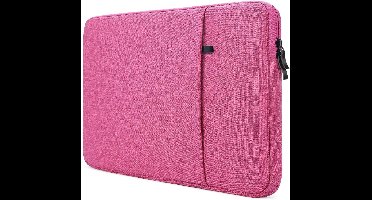 Ntech - Hoes Geschikt voor MacBook Neo Hoes Sleeve Spatwater proof Roze - Mabook Neo 13 hoes met handvat & ruimte voor accessoires - Hoes Geschikt voor Macbook Neo (A18 Pro) M5 hoes - Hoes Geschikt voor Macbook Neo M5 2026 case