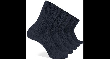 Pierre Cardin Heren Katoenen Sokken 5 Paar - Comfort Sokken met Naadloze Teen & Zachte Boord - Duurzamere Keuze - Donker Blauw - 39/42