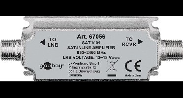 Goobay SAT Inline Amplifier 950 MHz - 2400 MHz