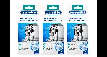 Dr. Beckmann Reinigingstabletten voor Koffiemachines - 3 Pack