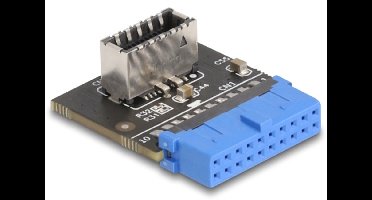 Delock USB 5 Gbps Adapter Pin Header female to internal USB Type-E Key A female angled