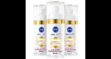3 x NIVEA - Gezichtsserum - CELLular LUMINOUS630 Tegen Vlekken - Tegen pigmentvlekken - Voor alle huidtypen - Met Hyaluron & Vitamine E - 30 ml - Grootverpakking - Pigmentvlekken - Anti-aging - Serum - NIVEA - Huidverzorging