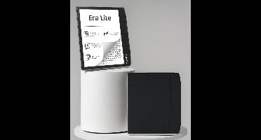 PocketBook Era Lite - 7 inch - Stone Green met Zwarte Flip Cover - Voordeelbundel