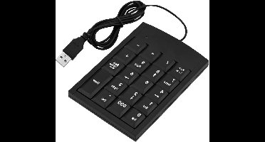 Compact USB Numeriek Toetsenbord voor Laptops en Desktops - 19 Toetsen, Draadloos en Ergonomisch
