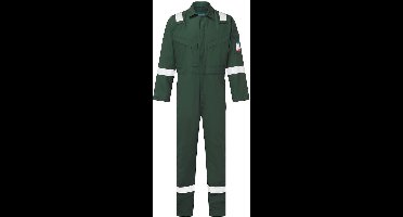 Portwest Lichtgewicht Vlamvertragende Antistatische Overall 280gr FR28 - Groen - XL