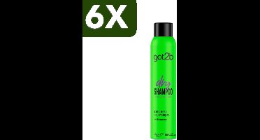 6 x Schwarzkopf - got2b Fresh It Up Extra Fresh Dry Shampoo