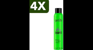 4 x Schwarzkopf - got2b Fresh It Up Extra Fresh Dry Shampoo