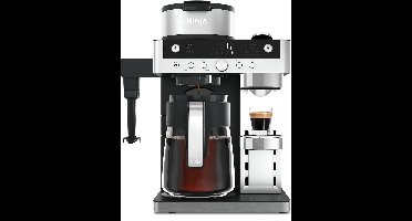 Ninja Prestige Dualbrew System - Koffiezetapparaat voor filterkoffie en cups - inclusief ingebouwde melkopschuimer - CFN802EU