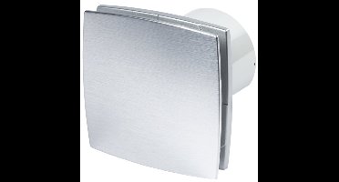 AirPro Design Ventilator Ø125mm met Vochtsensor - Timer - Aan/Uit Schakeling via (Licht)schakelaar - geborsteld RVS
