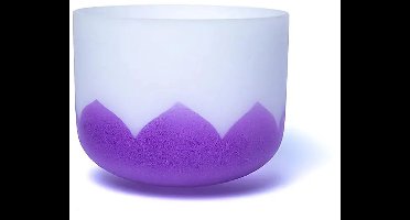 Kristallen Klankschaal Lotus Chakra 7 Btoon 432hz - 30cm - 30cm