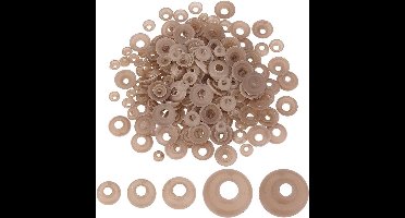 200 Stuks Veiligheidsogen met Wasmachines in 5 Kleuren voor Knutselprojecten en Pluche Dieren