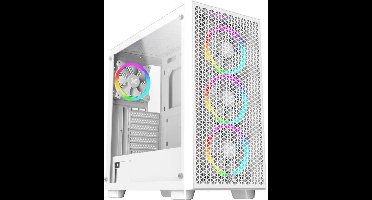 PC-behuizing - XIGMATEK - Gaming G Pro Arctic (wit) - Middelgrote toren - E-ATX-formaat - 4 x 120 mm LED A-RGB
