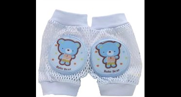 Baby Kniebeschermers – Ademend Mesh – Voor 0-3 Jaar – Zomer Comfort – Kruipen & Leren Lopen