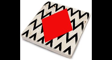Asir - Onderzetter - 100% Natuursteen - 10 x 10 x 1 cm - Veelkleurig
