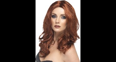 Smiffys - Superstar Pruik - Bruin