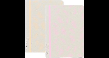 Kangaro schriften - ECOLOGIQUE - formaat A5 - met lijn - 2 stuks - AN-116069-A