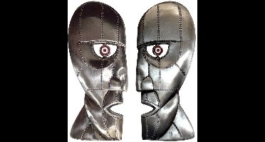 Pink Floyd - Metal Heads Koelkastmagneet - Zilverkleurig