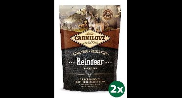 2x1,5 kg Carnilove reindeer adult hondenvoer