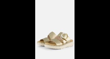Remonte Slippers goud Synthetisch - Maat 42
