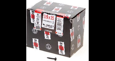 Kelfort Snelbouwschroef gefosfateerd met trompetkop phillips s 3.9 x 25mm