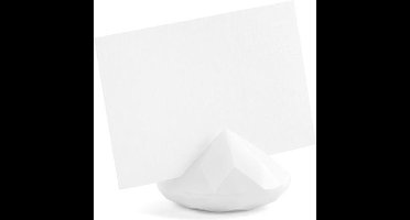 Partydeco - Tafeldiamant wit (10 stuks)