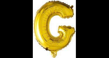Wefiesta Folieballon Letter G 41 Cm Goud