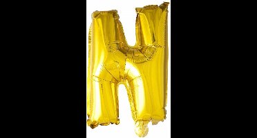 Wefiesta Folieballon Letter N 41 Cm Goud