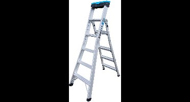 Alumexx 3-in-1 multifunctionele Trap / Ladder - Aluminium - Inklapbaar - Gereedschapskist - Antislip