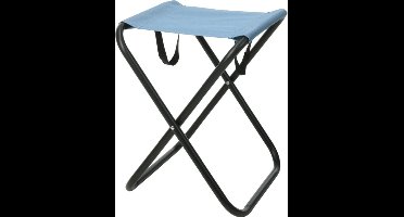 Campingkrukje – Lichtgewicht – 37x38x53 cm – Viskruk - Blauw