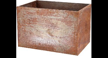 Esschert Design - Plantenbak - Rechthoekig - Cortenstaal - 80x40x40cm