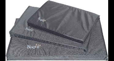 NapZZZ Benchkussen waterproof Antraciet grijs Maat L: 89x54x5 cm