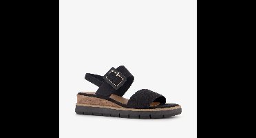 Nova dames sandalen met sleehak zwart - Maat 40