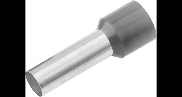 Cimco 187021 Adereindhulzen 4 mm² Deels geïsoleerd Grijs 100 stuk(s)