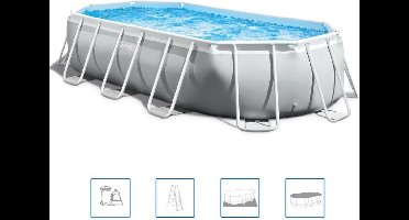Intex Prism Frame Zwembadset ovaal 503x274x122 cm 26796GN