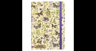 Amethyst Butterflies compacte agenda 16-mnds - 2026