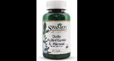 Vitaminen - Daily MultiVitamin & Mineral - 100 Capsules - Swanson -