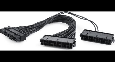 Cablexpert ATX 1x 20+4-pins (m) - 2x ATX 24-pins (v) Y-voedingskabel - 0,30 meter