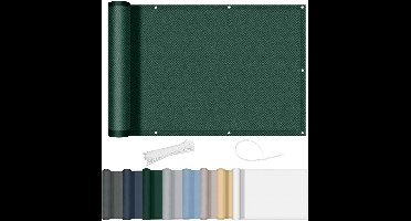 Boraboi ® Balkon Privacy- en Windbeschermingsscherm met UV-bescherming, Weerbestendig en Eenvoudig te Installeren