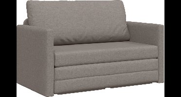 vidaXL - Slaapbank - 110cm - Taupe - Stof