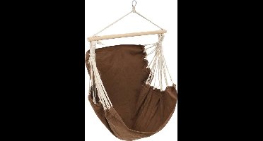 vidaXL - Hangstoel - bruin - (large)