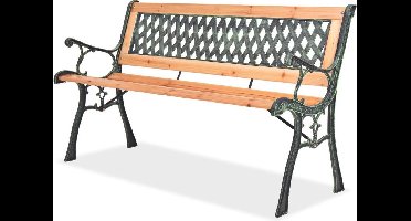 vidaXL - Tuinbank - 122 - cm - hout