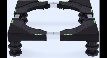 Verstelbare Wasmachineonderkast – Sterk & Stabiel Tot 200 Kg – Geschikt Voor 40-62 Cm Breedte – Ideaal Voor Wasmachines - Koelkasten & Huishoudelijke Apparaten