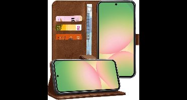 Hoesje geschikt voor Samsung Galaxy A56 / A36 - Portemonnee Book Case Bruin