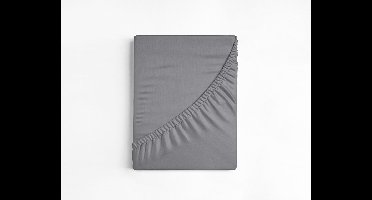 Dreamhouse Katoen Hoeslaken - 160x200 cm - Grijs - Tweepersoons