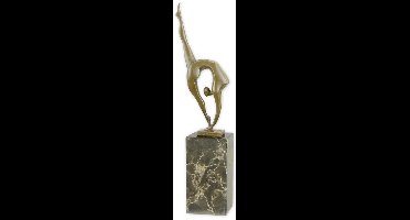 Bronzen beeld - Slangenmens - sculptuur - 35,9 cm hoog